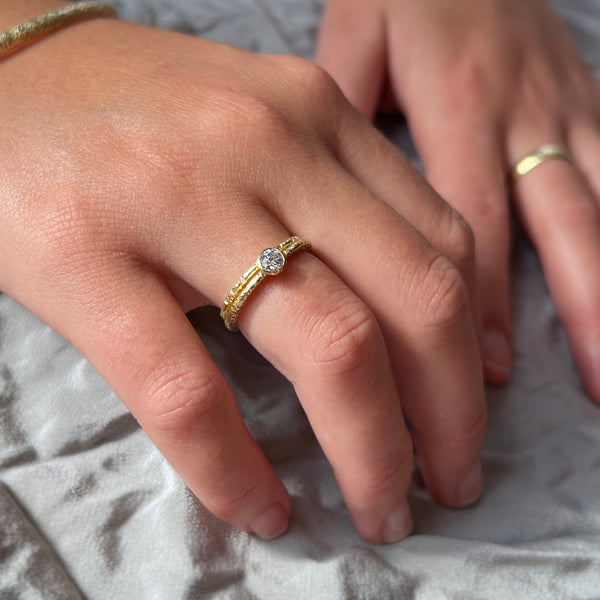 White Diamond Ring 0.25ct