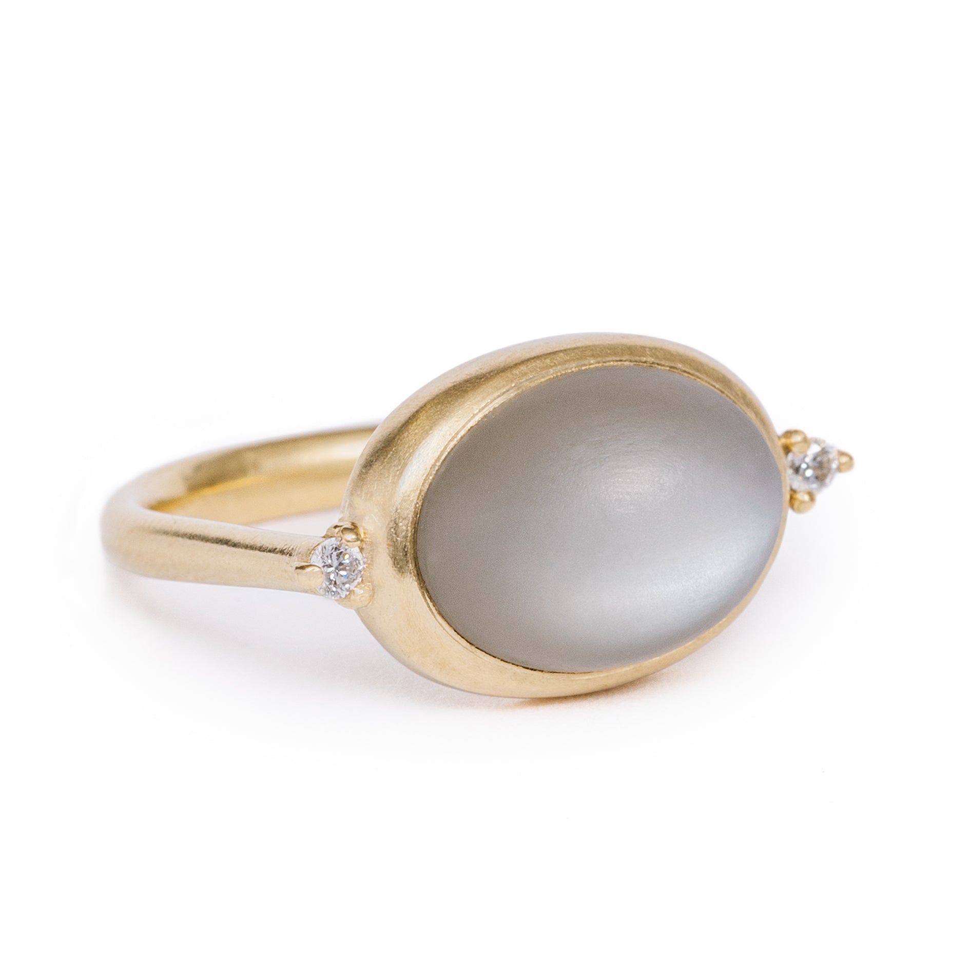 Dusk Moonstone Cocktail Ring