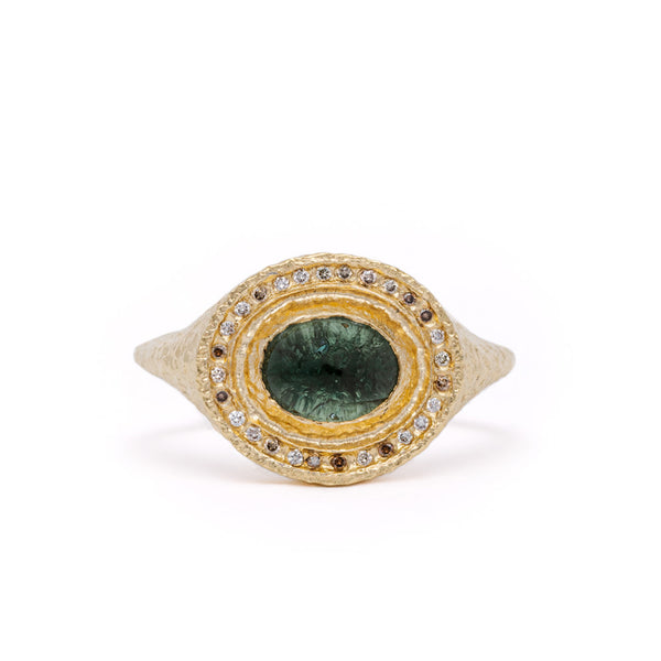 Gather Tourmaline Signet Ring