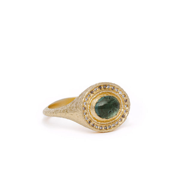 Gather Tourmaline Signet Ring