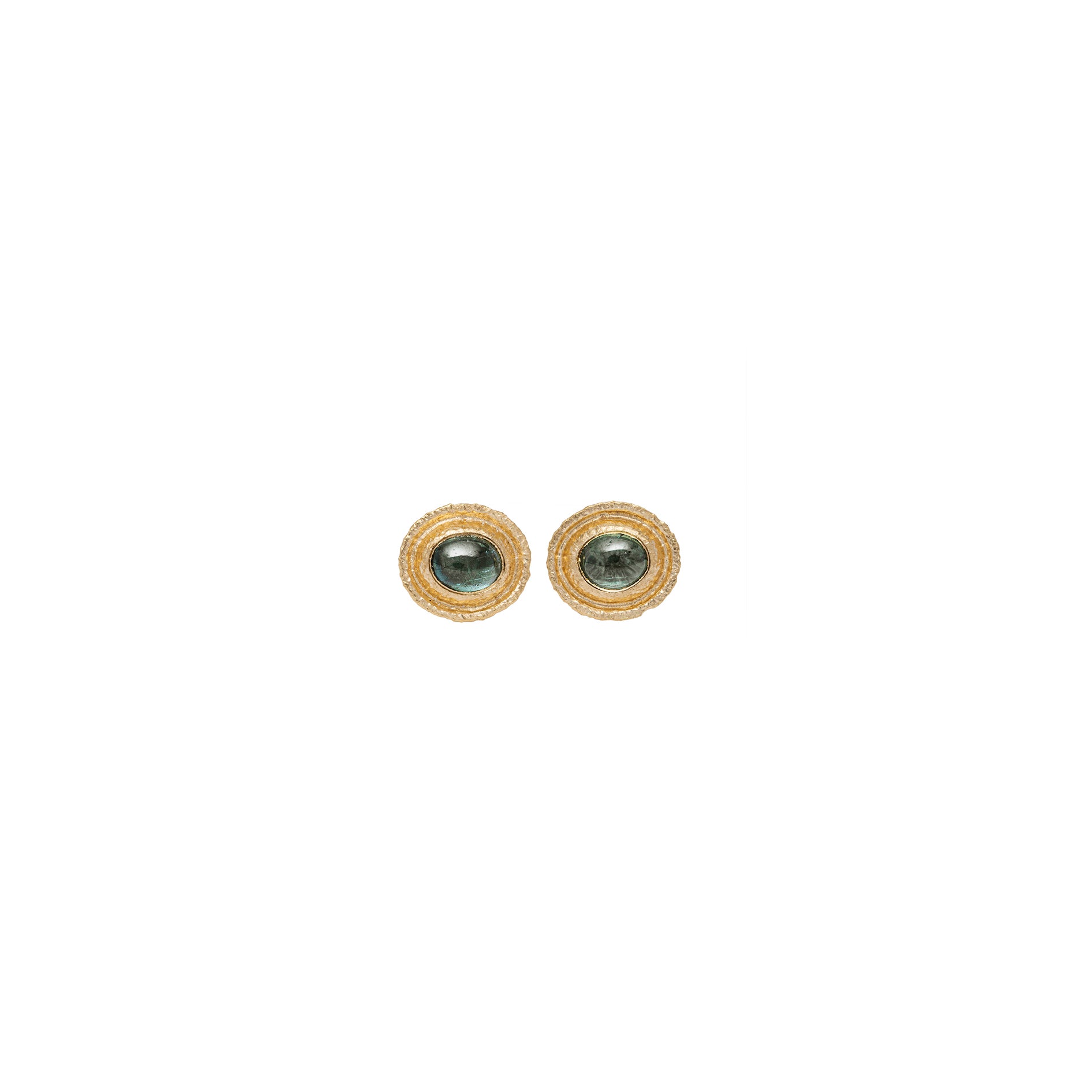 Gaia Tourmaline Stud  Earrings