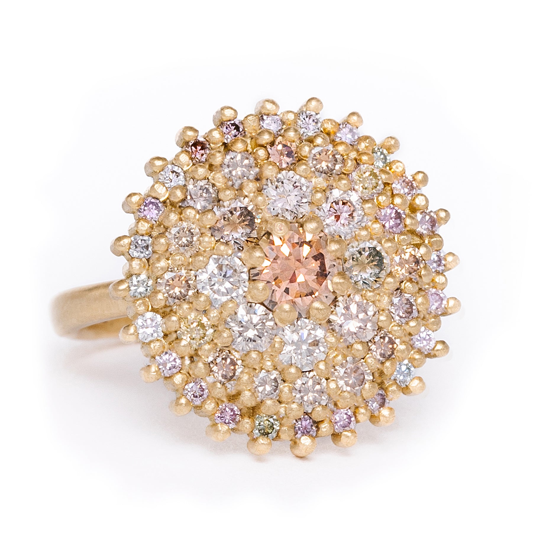 Katherine Champagne Diamond Cocktail Ring