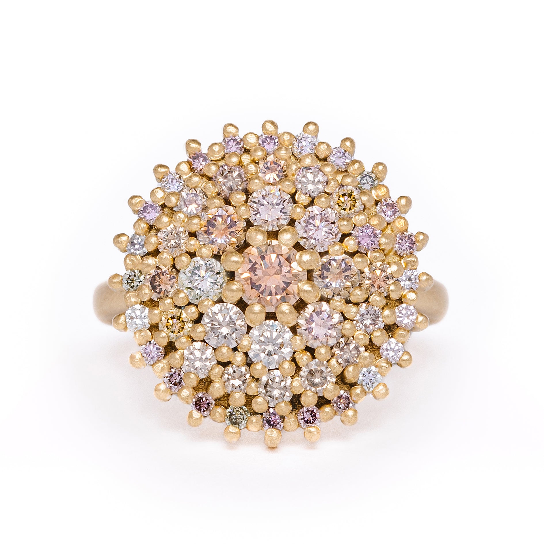 Katherine Champagne Diamond Cocktail Ring