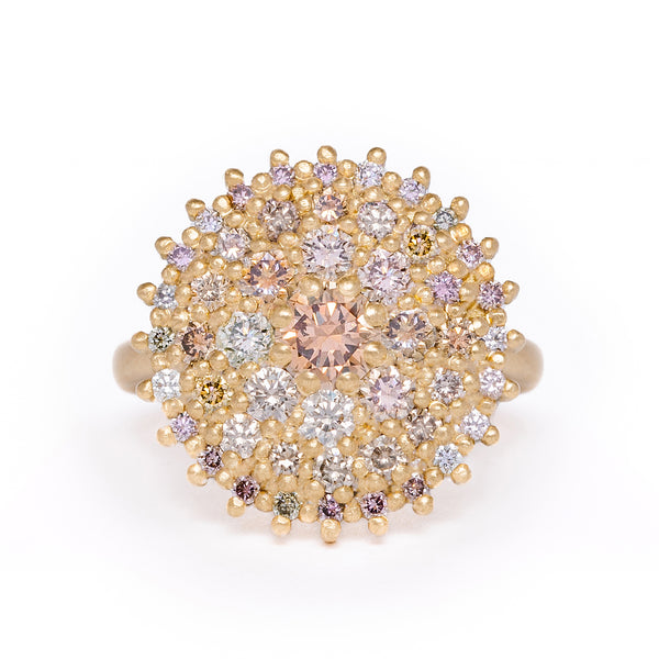 Katherine Champagne Diamond Cocktail Ring