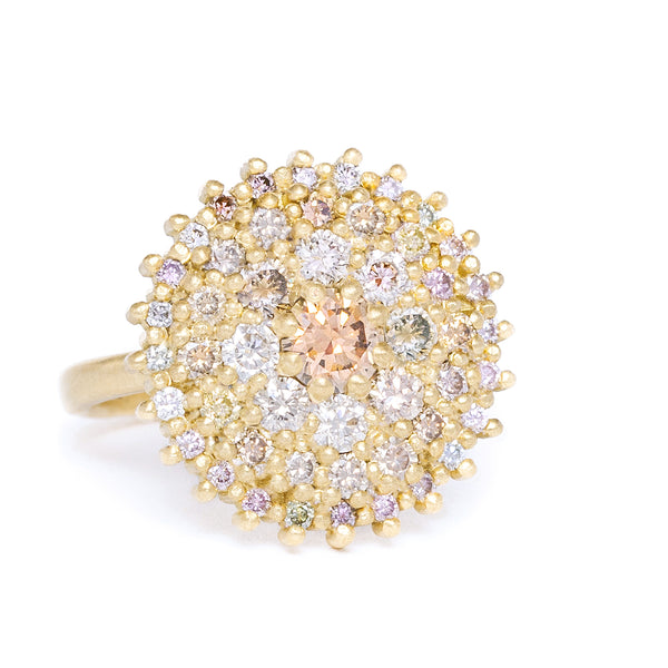 Katherine Champagne Diamond Cocktail Ring