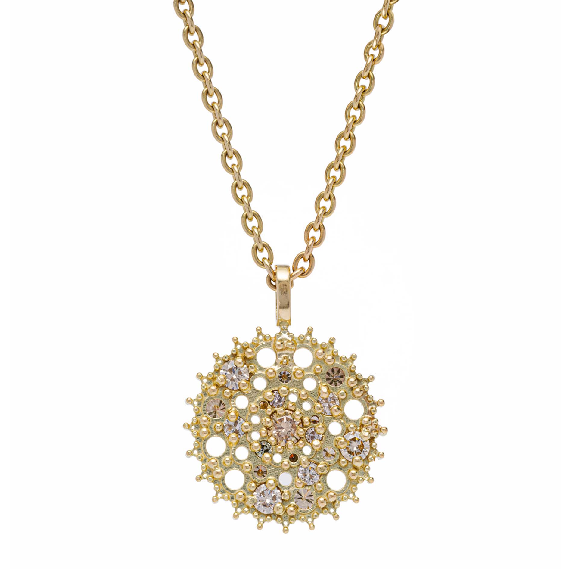 Katherine Champagne Diamond Necklace