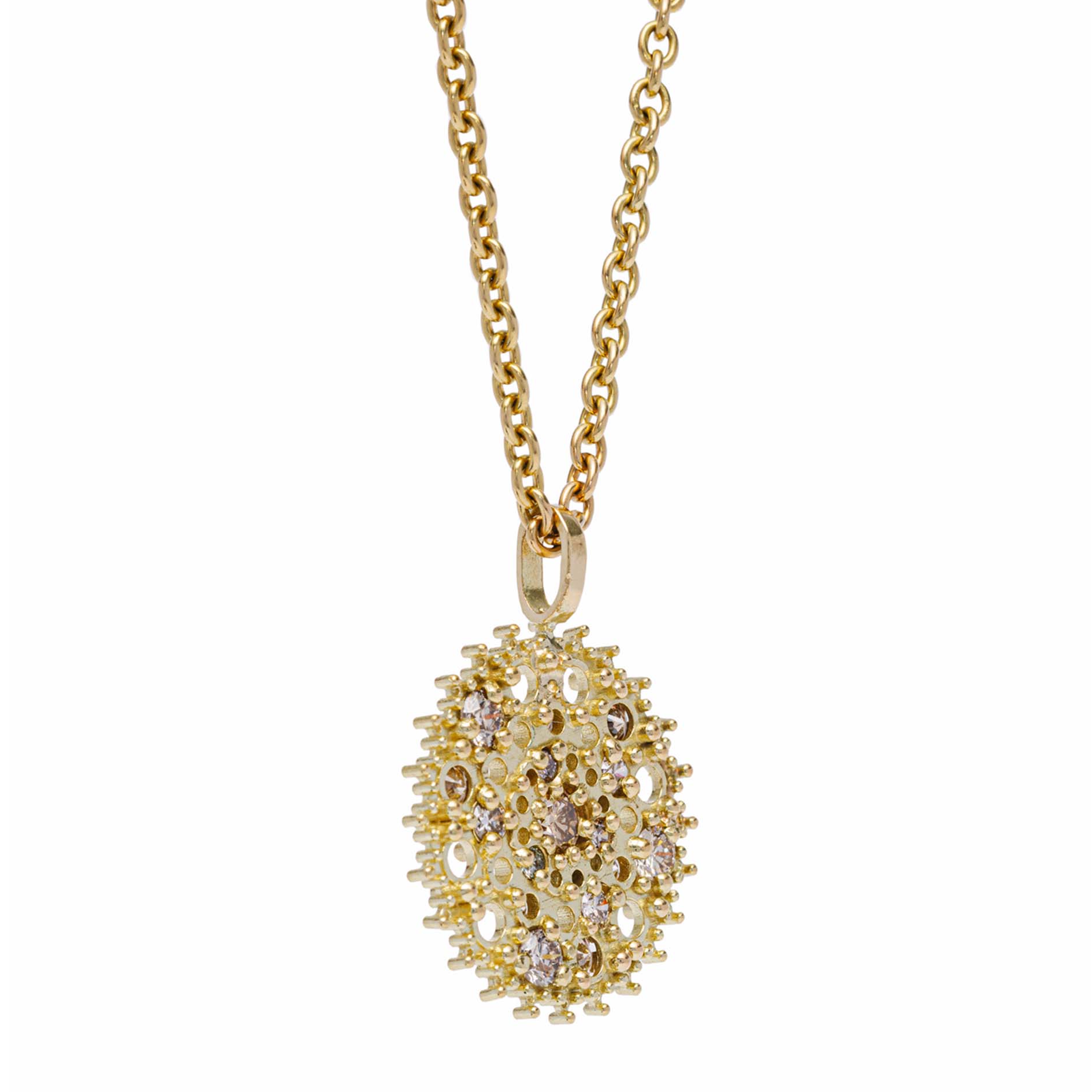 Katherine Champagne Diamond Necklace