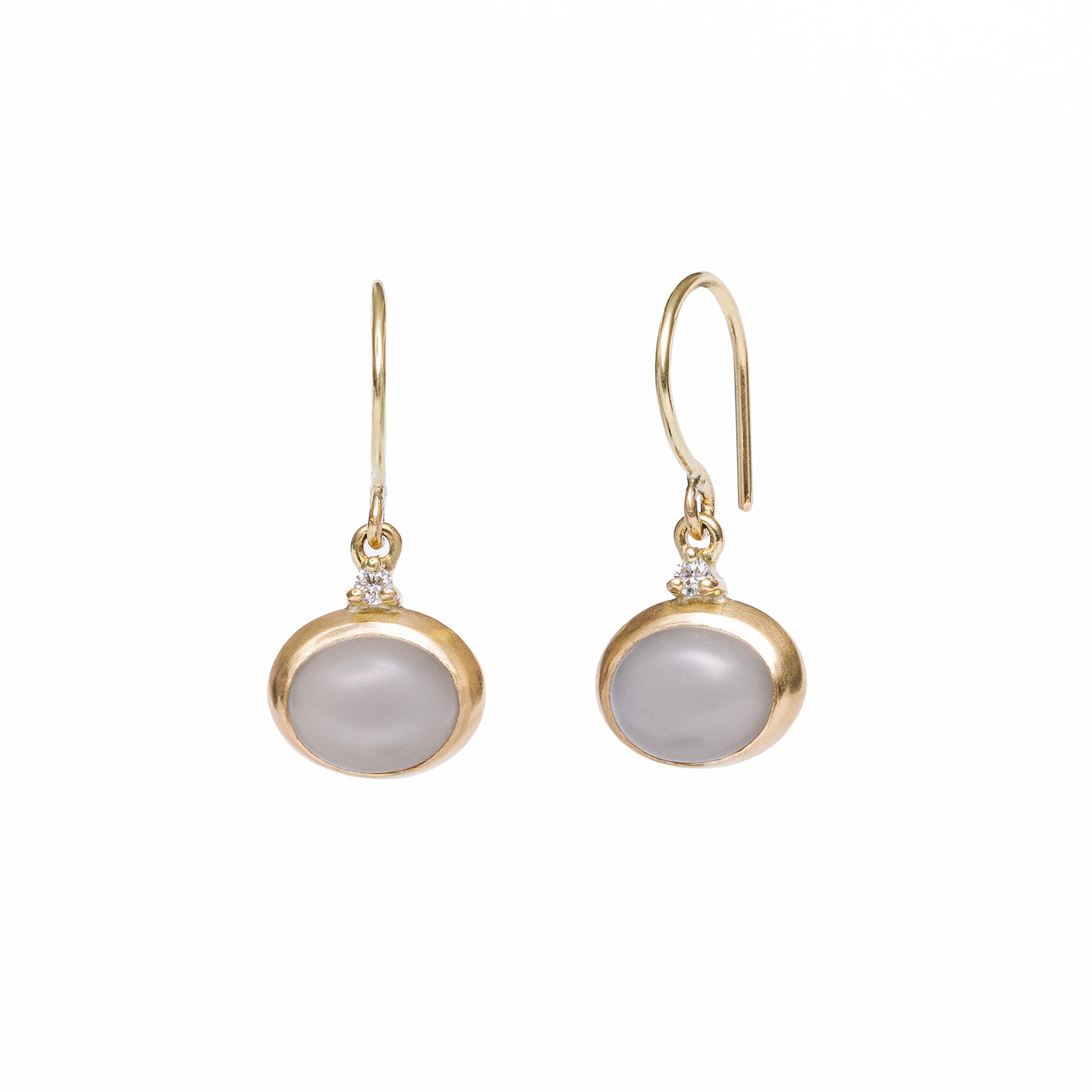 Dusk Moonstone Drop Earrings