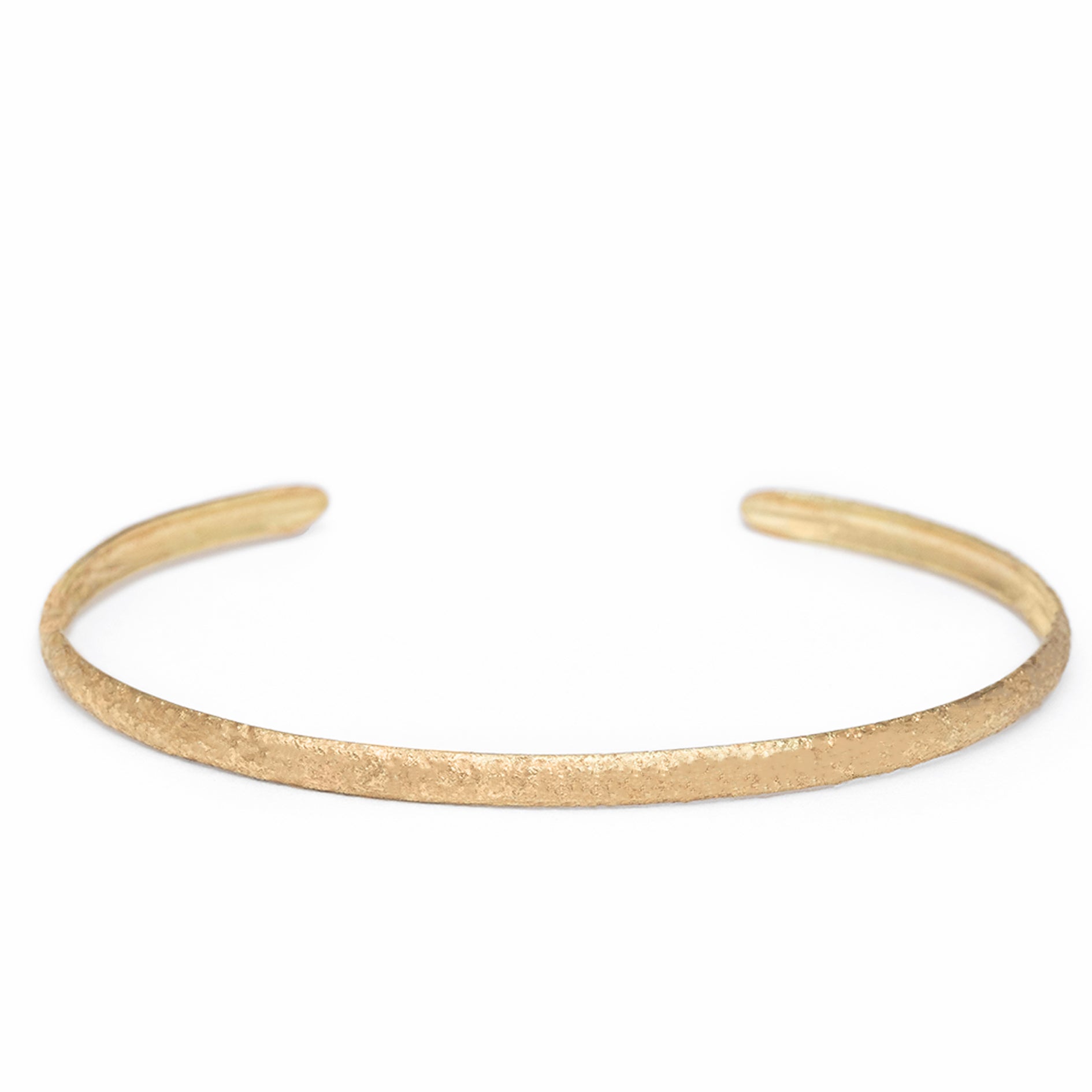Textured Gold Bangle