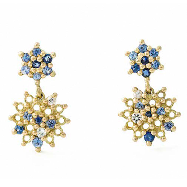 Lets Get Lost Sapphire and Diamond Earrings
