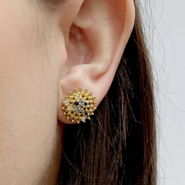    maya-selway-autumn-sapphire-and-diamond-stud-earrings-on-model
