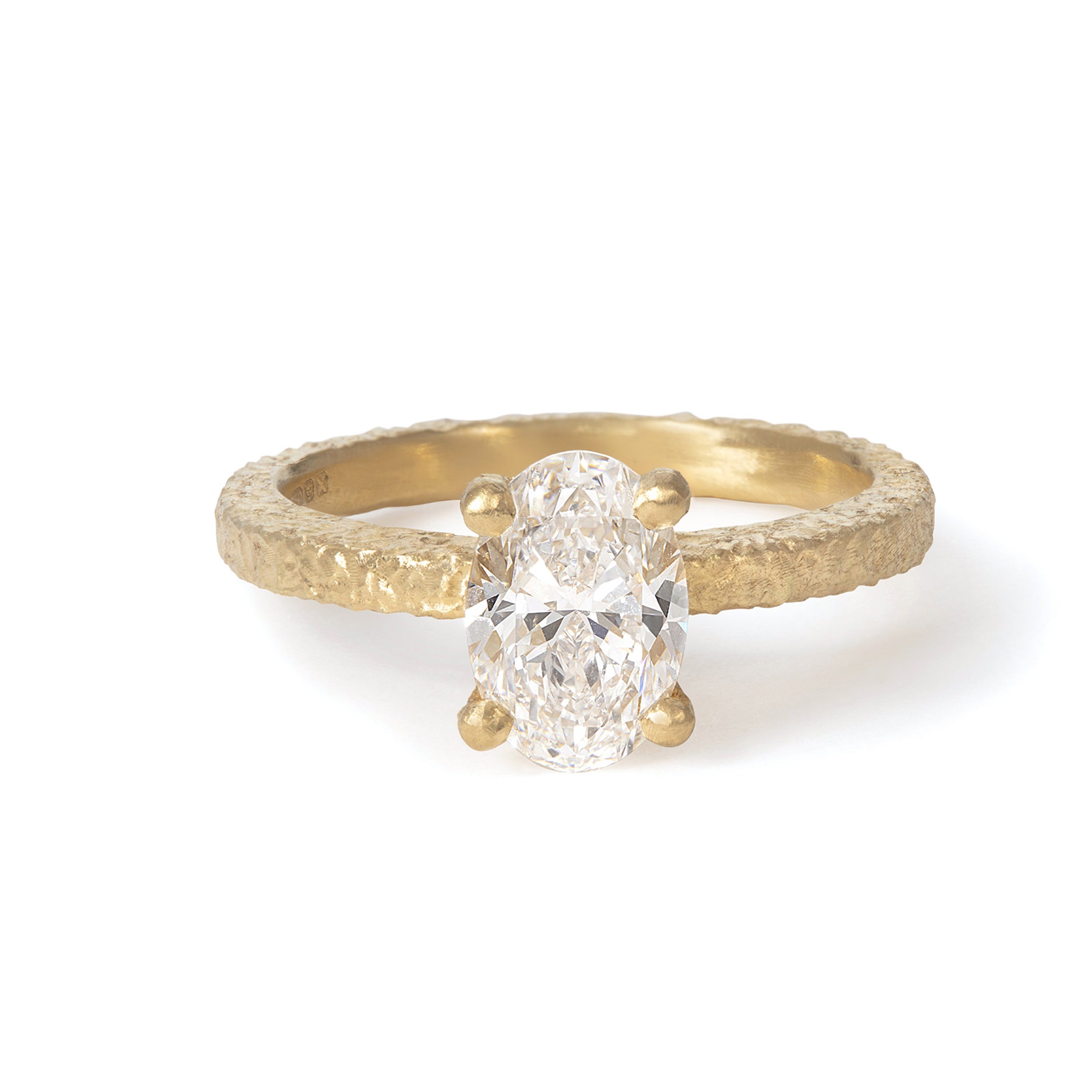 Solitaire pave clearance diamond ring