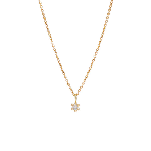 maya selway dew drop white diamond pendant 18ct yellow gold