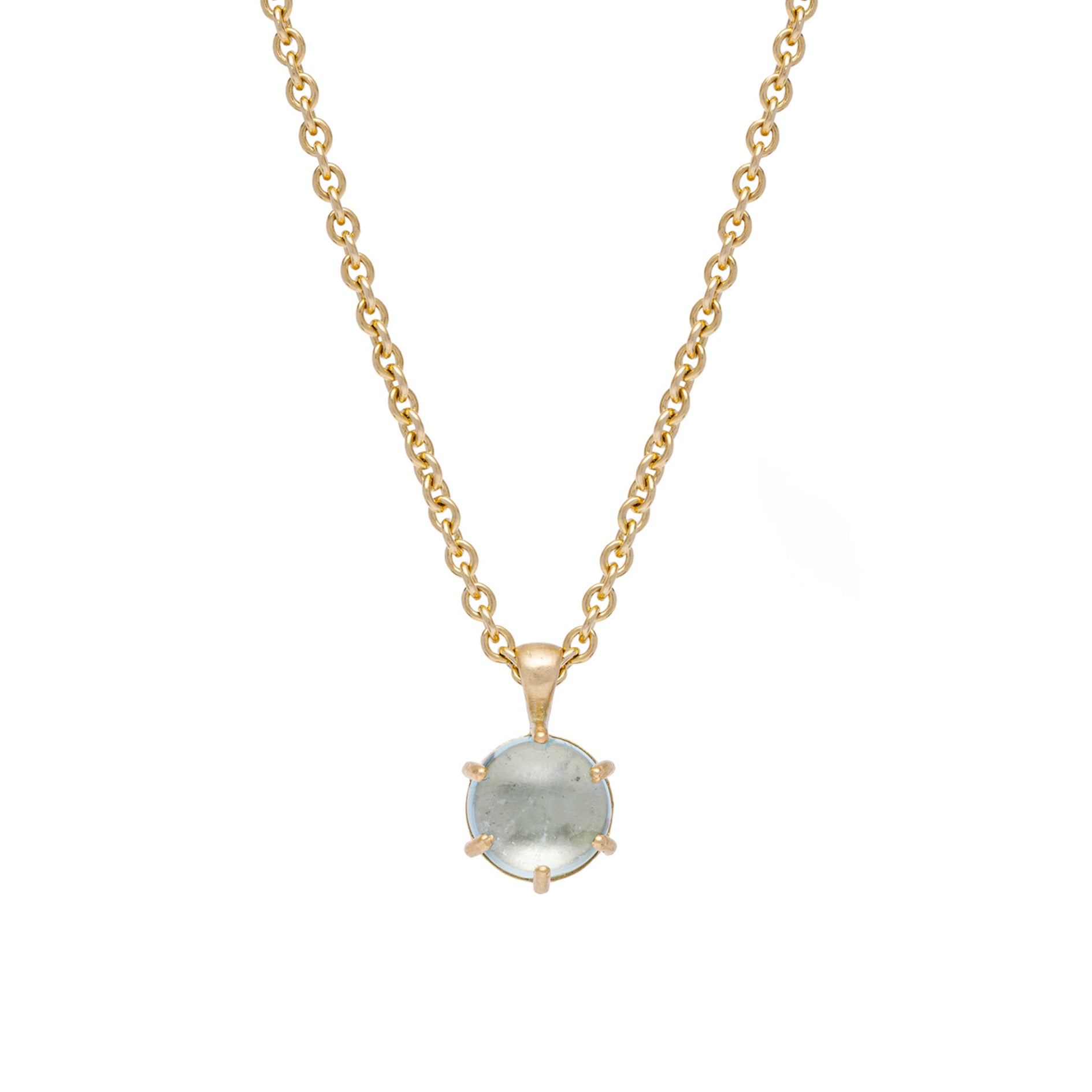 maya selway dreamer aquamarine pendant, 18ct yellow gold