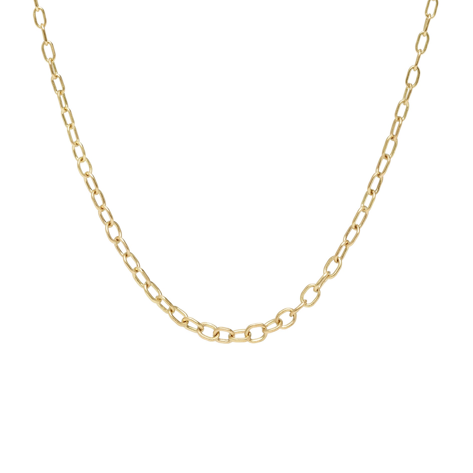 maya selway graduated golden thread necklace, 18ct yellow gold