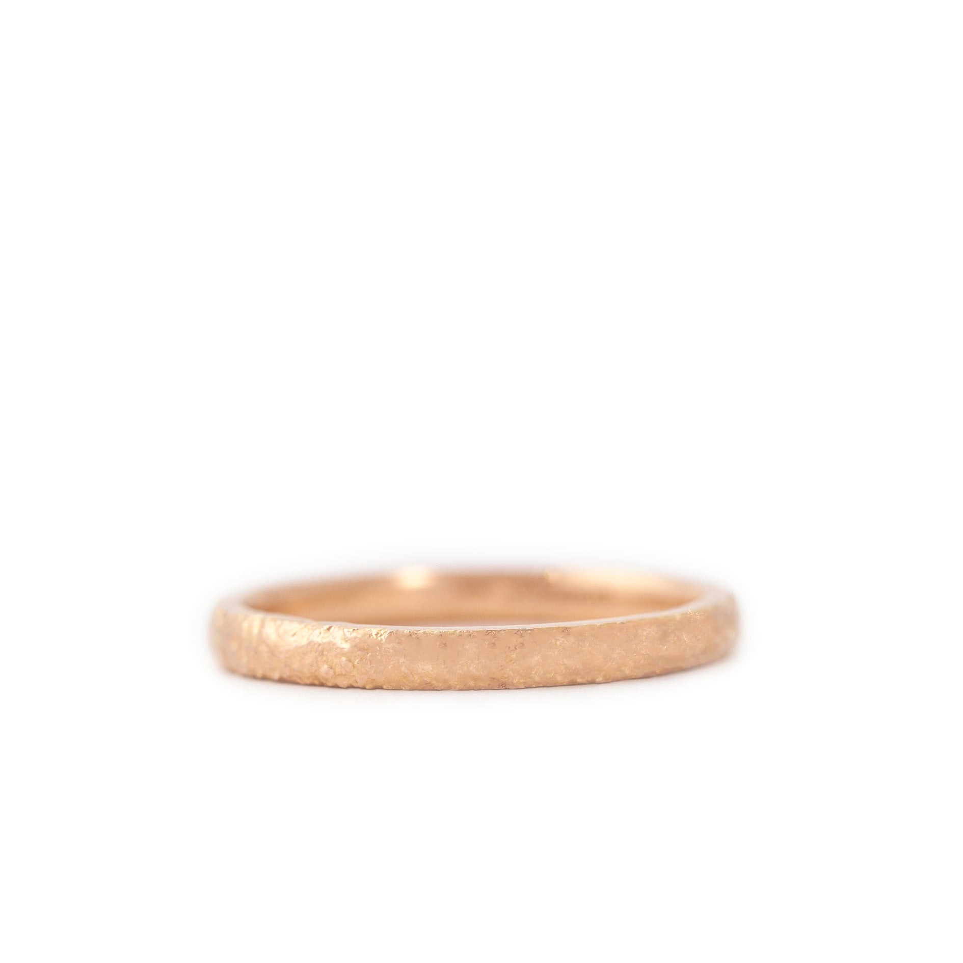 maya selway scattered gold band 2mm custom 18ct rose gold